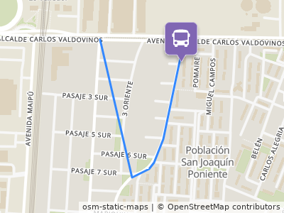 Mapa da parada