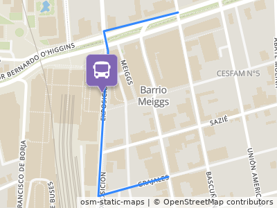 Mapa da parada