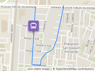 Mapa da parada
