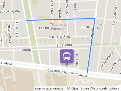 Mapa da parada