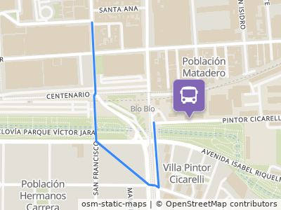 Mapa da parada