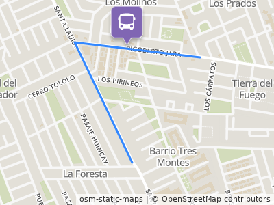 Mapa da parada