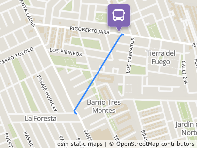 Mapa da parada