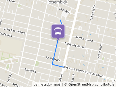 Mapa da parada