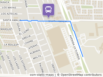 Mapa da parada