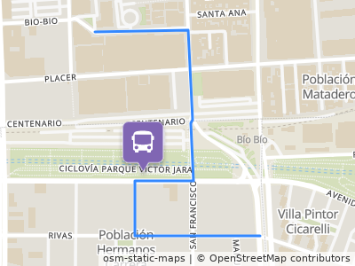 Mapa da parada