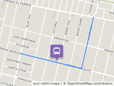 Mapa da parada