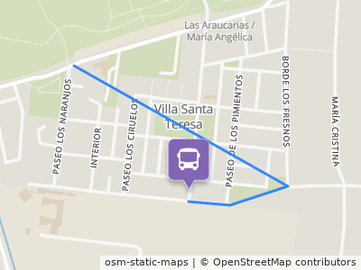 Mapa da parada