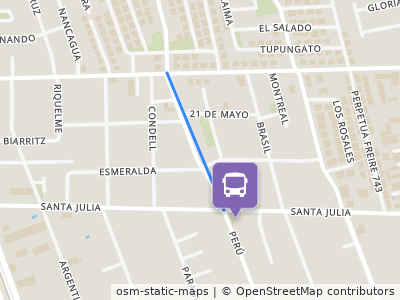 Mapa da parada