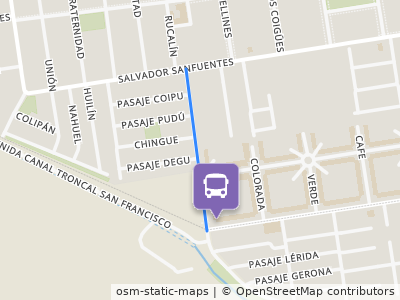 Mapa da parada