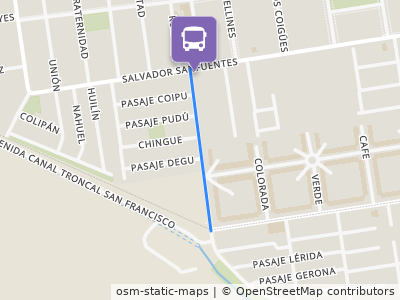 Mapa da parada
