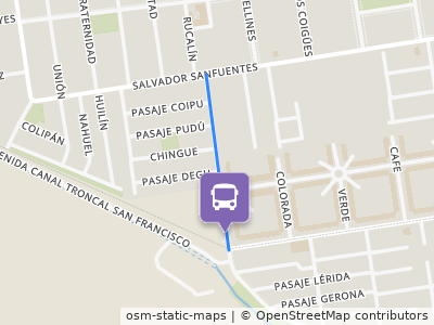 Mapa da parada