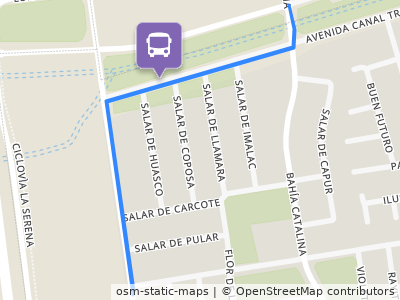 Mapa da parada