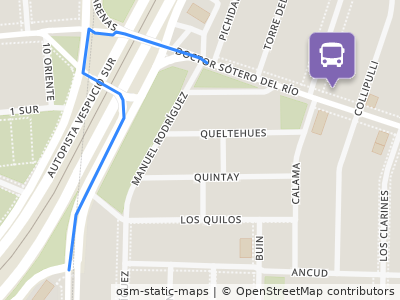 Mapa da parada