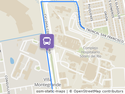 Mapa da parada