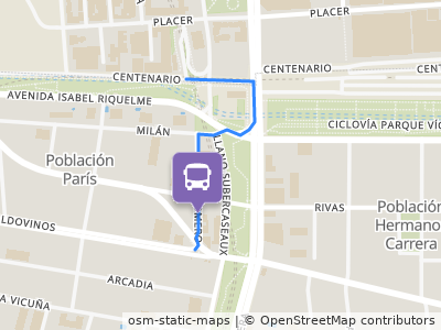 Mapa da parada