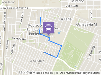 Mapa da parada
