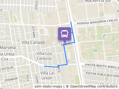 Mapa da parada