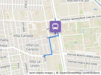 Mapa da parada