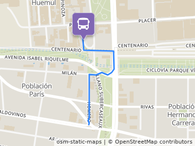 Mapa da parada