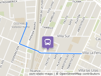 Mapa da parada