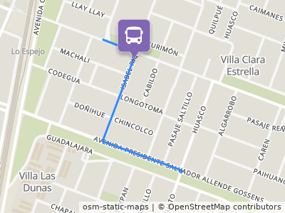 Mapa da parada