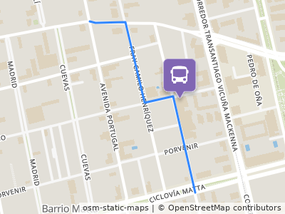 Mapa da parada