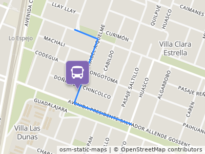 Mapa da parada