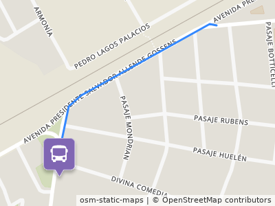 Mapa da parada