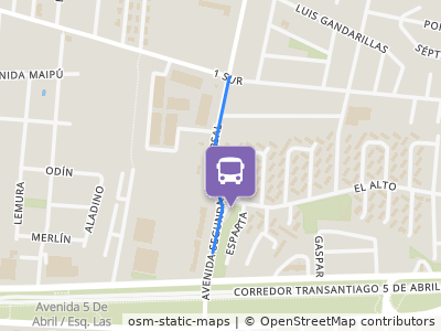 Mapa da parada