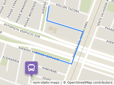 Mapa da parada