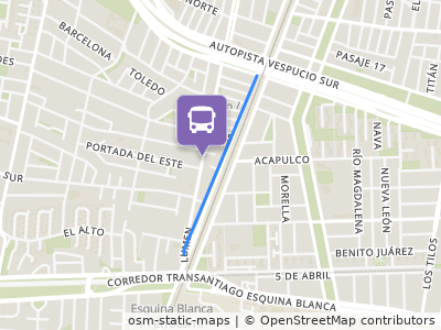 Mapa da parada
