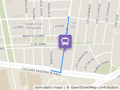 Mapa da parada