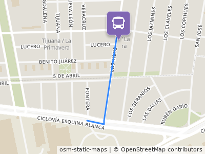 Mapa da parada