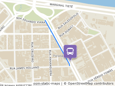 Mapa da parada