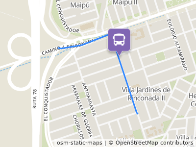 Mapa da parada