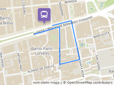 Mapa da parada