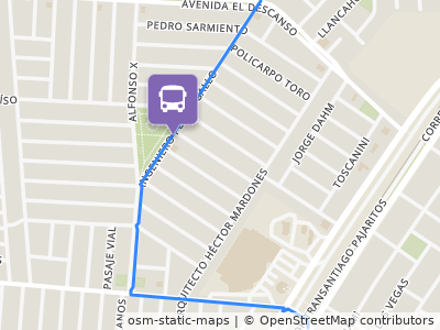 Mapa da parada
