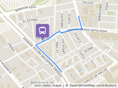 Mapa da parada
