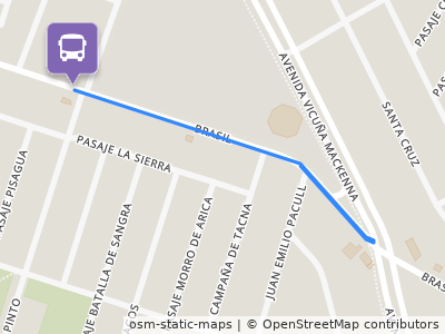 Mapa da parada