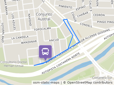Mapa da parada