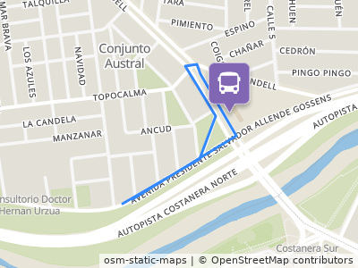 Mapa da parada