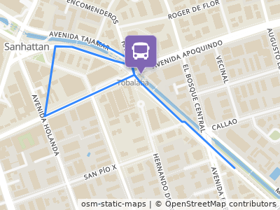 Mapa da parada