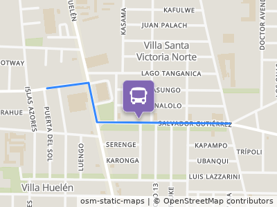 Mapa da parada