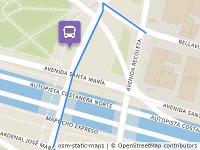 Mapa da parada