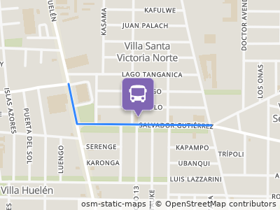 Mapa da parada
