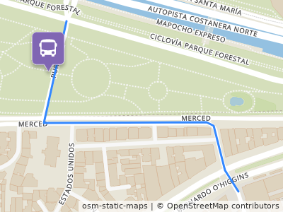 Mapa da parada
