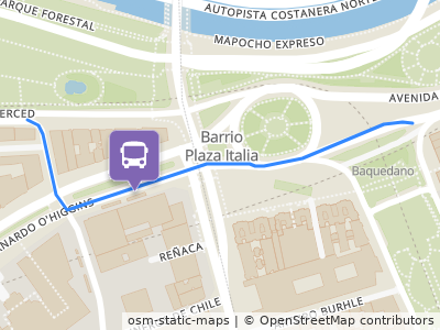 Mapa da parada