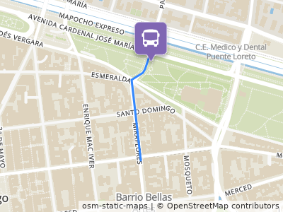 Mapa da parada