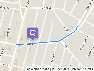 Mapa da parada